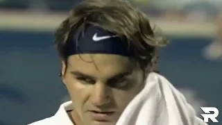 Amazing 35 Shot Roger Federer Rally in Court Level View