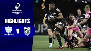 Instant Highlights - Racing 92 v Cardiff Rugby Round 4 │ Investec Champions Cup 2023/24