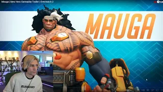 xQc Reacts to Overwatch 2 New Character "Mauga"