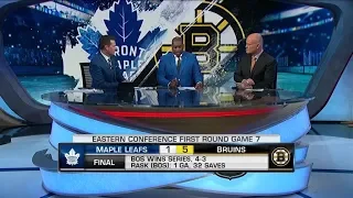 NHL Tonight: Bruins shot-blocking: Bruins block 17 shots in Game 7 win vs Maple Leafs  Apr 23,  2019