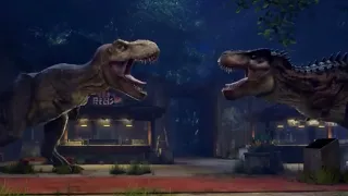 TARBOSAURUS VS REXY THE TYRANNOSAURUS | Jurassic World Camp Cretaceous