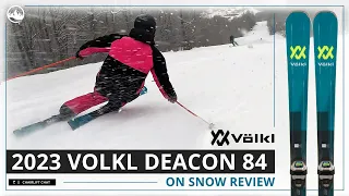 2023 Volkl Deacon 84 Skiing and Short On Snow Review with SkiEssentials.com