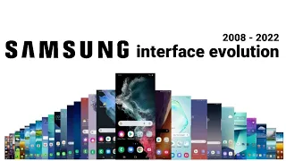 Samsung Interface Evolution: 2008 - 2022