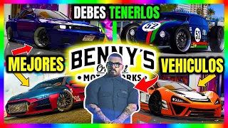 GTA 5 - ¡LOS VEHÍCULOS MAS RAPIDOS de BENNY`S en GTA5 ONLINE 2023¡ 9 MEJORES  QUE DEBERÍAS COMPRAR!