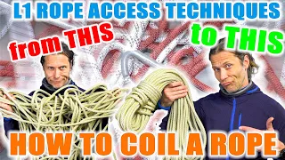 How To Coil a Rope - IRATA Rope Access Training
