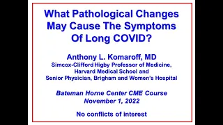 What Pathological Changes May Cause the Symptoms of Long COVID?