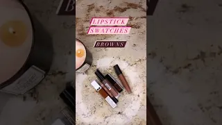 TOP 5 Brown Lipstick & Swatches/ LipSeries 💄 💁🏻‍♀️