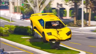 GTA 5 - Realistic Crash Deformation Mod #3 ( Car Crash Physics Showcase )