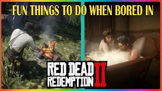 Fun Things to Do when You are Bored in Red Dead Redemption 2!