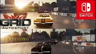 GRID Autosport Nintendo Switch Splitscreen Gameplay