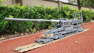 It's not LEGO:KAZI German 80cm k(e) Railway Gun DORA Review