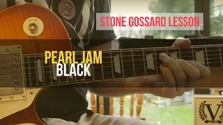 PEARL JAM - Learn to Play "Black" Guitar Lesson | Stone Gossard Guitar Parts