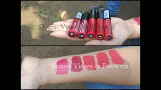 Miss Claire Soft Matte Lip Cream 26 10 42 swatch | Red | Affordable Matte Liquid Lipstick