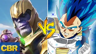 Thanos VS Vegeta Battle