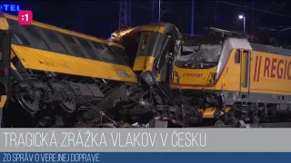 Tragická zrážka vlakov v Česku 6.6.2024