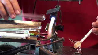 Making Murano Glass Birds In A Glass Factory In Venice Italy
