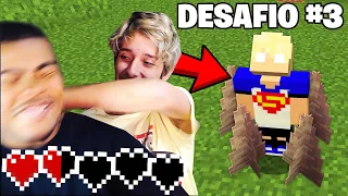 ELE VAI ME BATER SE EU NÃO CONCLUIR ESSES DESAFIOS NO MINECRAFT