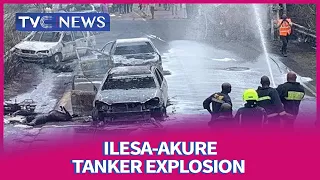 At Least Nine Persons Killed, Many Injured In Tanker Explosion  Along Ilesa-Akure Expressway, Osun