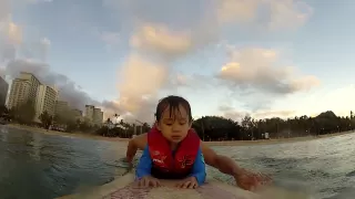 his first wave