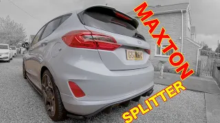 MAXTON DESIGN FULL SPLITTER KIT - Ford Fiesta MK8 ST - Home Install