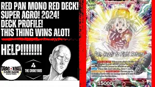 2024! MONO RED SUPER AGRO PAN DECK! THIS THING WINS ALOT! @THEGRAVEYARDTCG