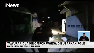 Polisi Bubarkan Aksi Tawuran Dua Kelompok Warga di Makassar - iNews Siang 12/10