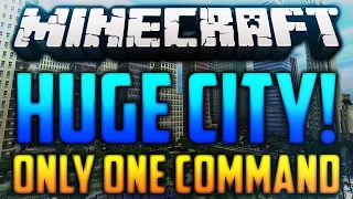[Minecraft 1.8.8] NEW "HUGE CITY" Command - NO MODS! (EASY Tutorial)