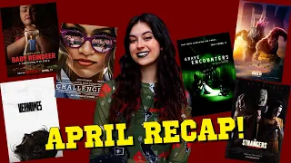 Everything I Watched in April | 2024 | Infested, Challengers, Baby Reindeer, and more!