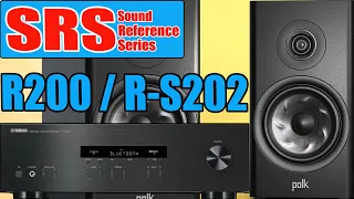[SRS] Polk Audio Reserve R200 Bookshelf Speakers / Yamaha R-S202 Stereo Receiver