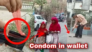 Condom with wallet Twist prank 😂😂 | Condom wallet prank 2023 |