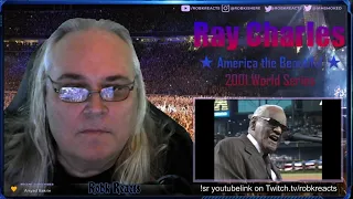 Ray Charles - America the Beautiful - Requested Reaction - 2001 World Series