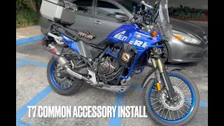 Tenere 700 Most Common Accessories Install