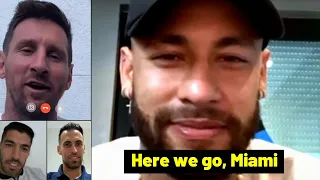 Messi asks Suarez, Busquest and Neymar to join Inter Miami