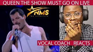 VOCAL COACH REACT TO QUEEN THE SHOW MUST GO ON LIVE