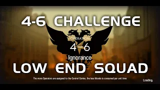 4-6 CM Challenge Mode | Main Theme Campaign | Ultra Low End Squad |【Arknights】