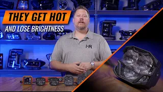 LED Pod Light Heat Test and Brightness - Diode Dynamics, Morimoto, Baja Designs, RIGID