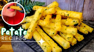 When you have 3 potatoes, make this unique potato dish | Easy potato stick in 5 minutes