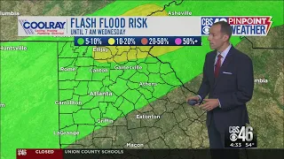 Flash flood warnings and watches across metro Atlanta and north Georgia