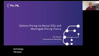 Options Pricing via Neural SDEs and Martingale Pricing Theory - 28 May 2021, Timothy DeLise