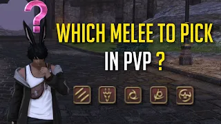 FFXIV PvP Melee Comparison - Monk vs Dragoon vs Ninja vs Reaper vs Samurai