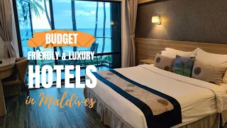 How to book cheapest hotel online | Best hotel in Maafushi | Complete Room and Food Review | Ep 2 🏩