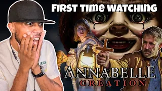 ANNABELLE: CREATION (2017).. FIRST TIME WATCHING/ MOVIE REACTION!!! THIS WAS SCARY AS HELL....