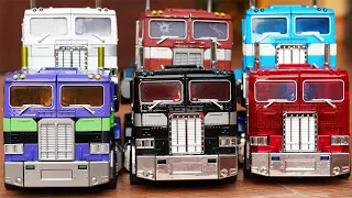 Transformer Animation Optimus Prime, Grimlock, Megatron Aventure & Lego Film Robots Car Toys