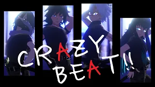 【鬼滅のMMD】クレイジー・ビート【21歳組＋霞柱】お着替え