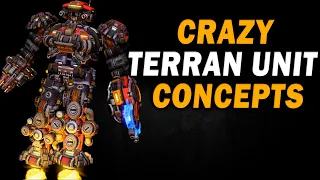 TOP 5 CRAZY Terran race design concepts that didn't make it into StarCraft 2