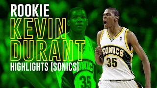 Rookie Kevin Durant Highlights (Sonics)