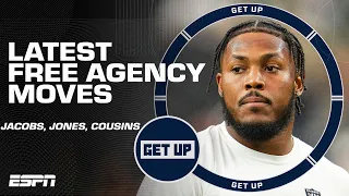 Josh Jacobs, Aaron Jones, Kirk Cousins & all the latest NFL free agency moves 🏈 | Get Up