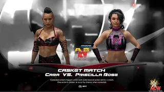 Priscilla vs. Kara - Intense Casket Match Showdown!