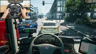 The Bus - Most Realistic Bus Simulator | Steering Wheel Gameplay