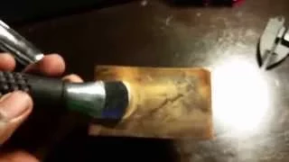 Harbor frieght copper welding spoon